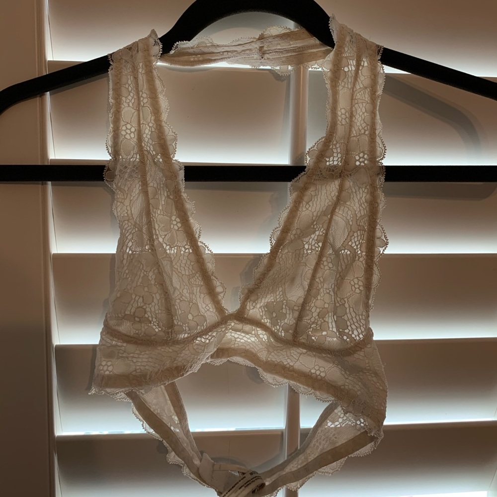 White FREE PEOPLE bandeau - halter